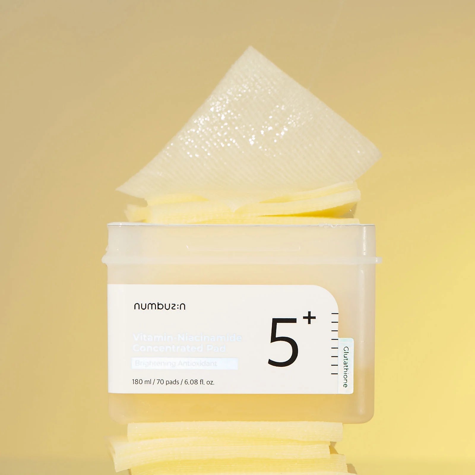 numbuzin No.5+ Vitamin-Niacinamide Concentrated Pads with brightening ingredients for clear skin