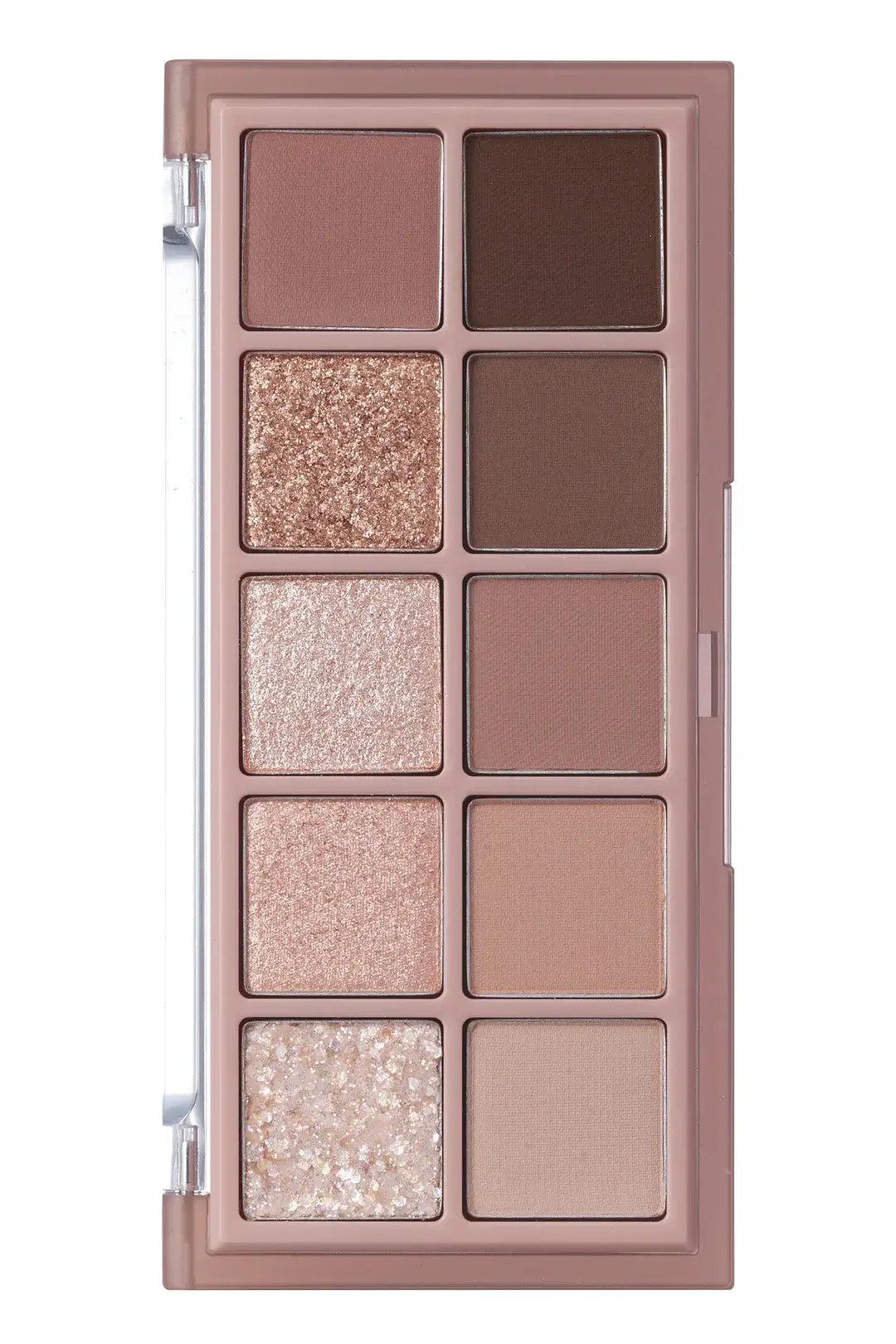 rom&nd Better Than Palette Secret Garden featuring 10 versatile eyeshadow shades in warm tones and sparkles.