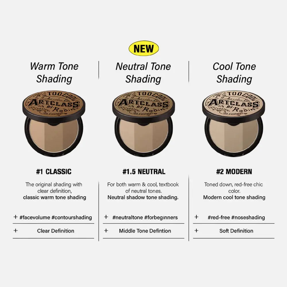 too cool for school - Artclass By Rodin Shading Master Set showcasing warm, neutral, and cool tone shading options.