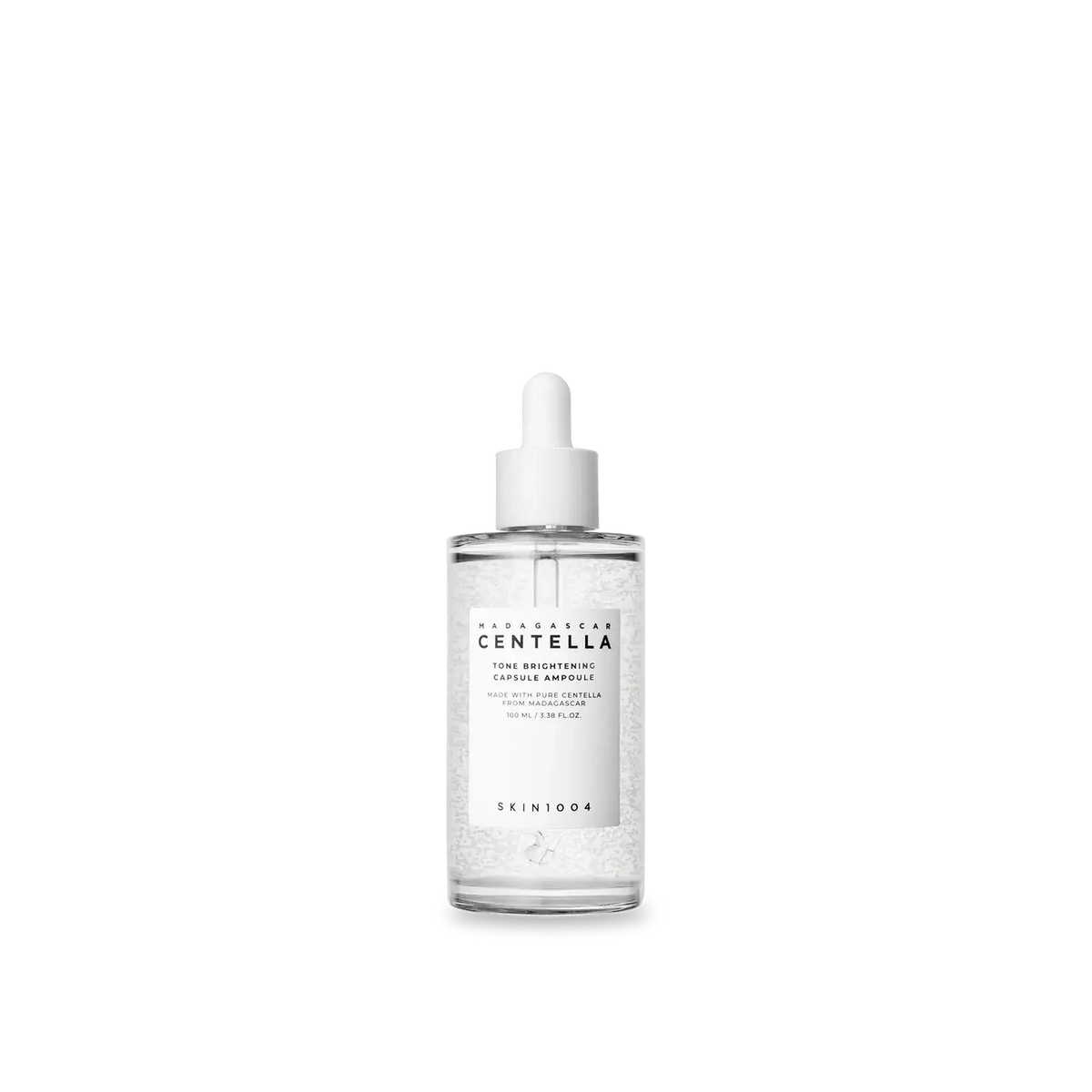 SKIN1004 Centella Ampoule bottle for brightening and calming skin, 100ml, enriched with regenerative ingredients.