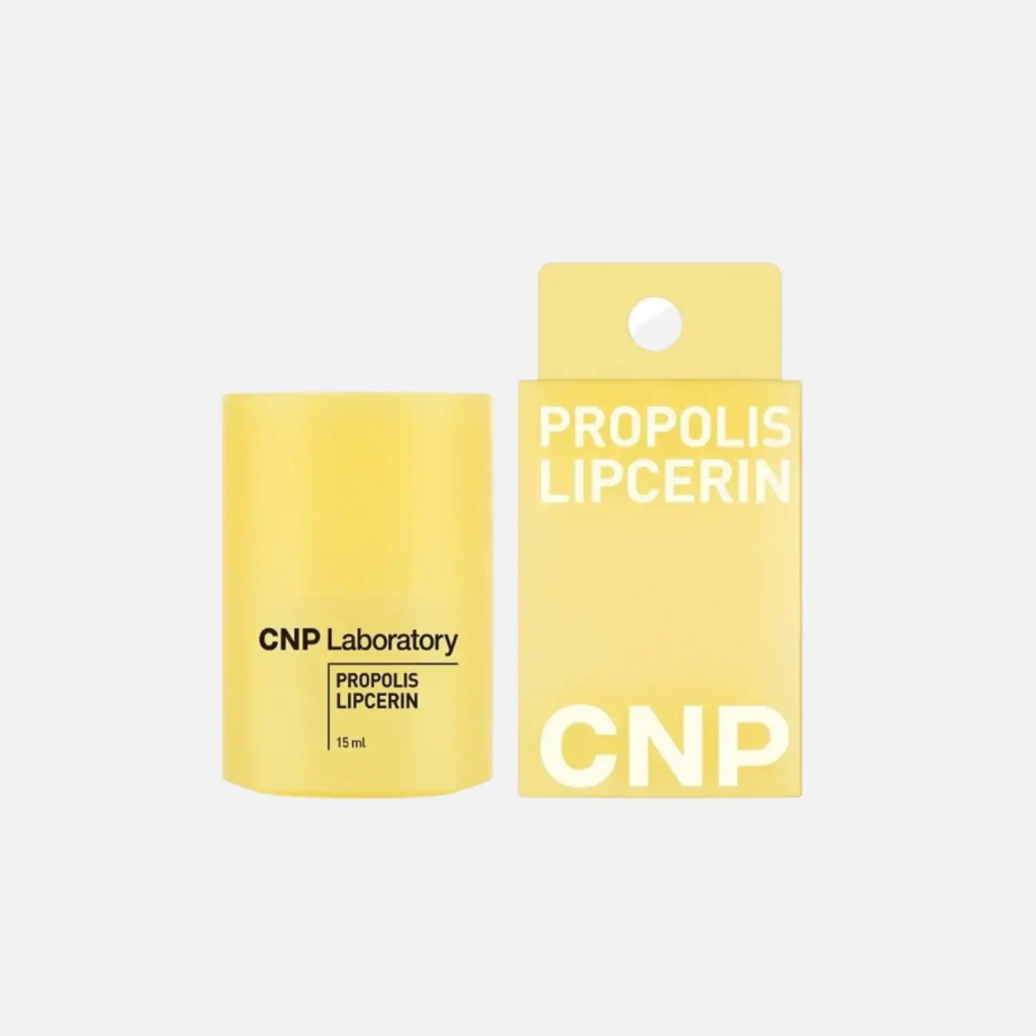 CNP Laboratory Propolis Lipcerin 15ml nourishing lip treatment for hydration and smoothness.
