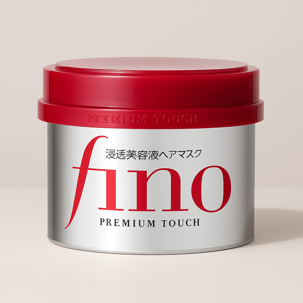 Shiseido Fino Premium Touch Hair Mask 230g for repairing and revitalizing damaged hair with nutrient-rich ingredients.