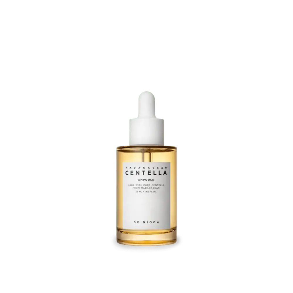 SKIN1004 Madagascar Centella Ampoule 55ml for soothing redness and hydration in sensitive skin.