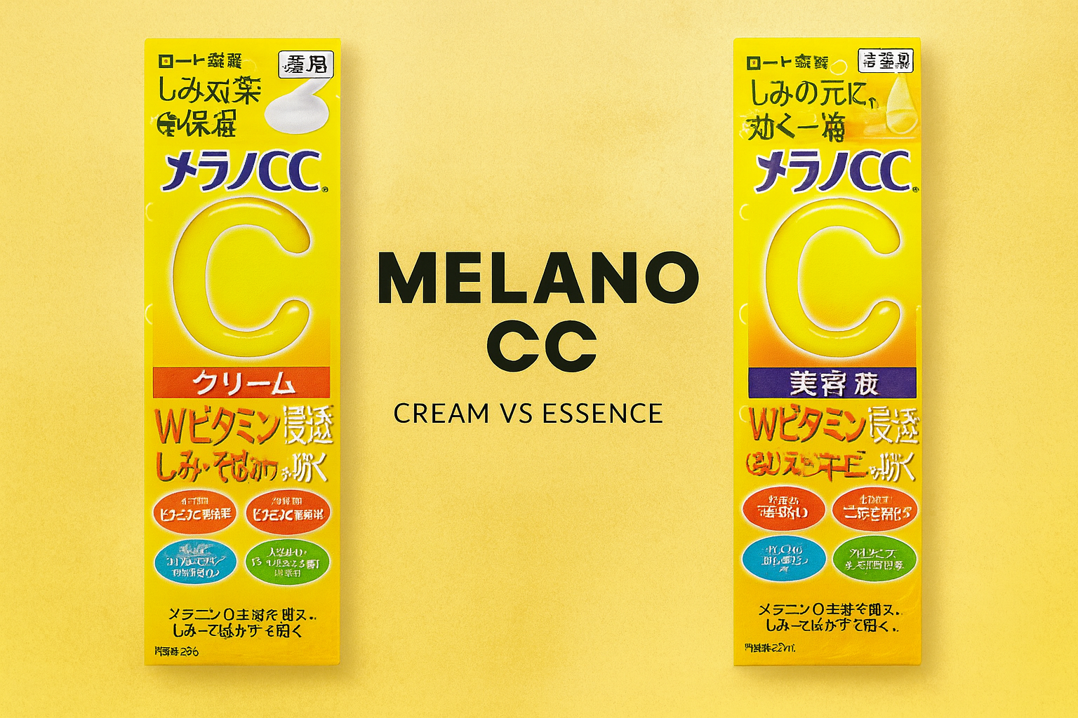 Melano CC Cream vs. Melano CC Essence: What's the Difference?