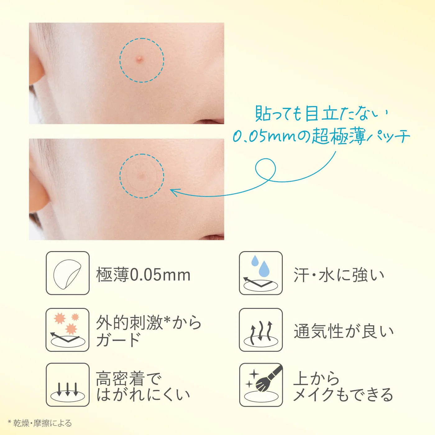 Kose - Clear Turn Gomenne bare skin Kinishinai patch 46 pieces