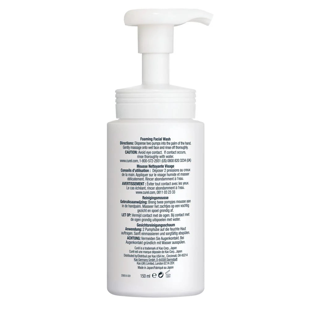 Curel Intensive Moisture Care Foaming Wash Bottle 150ml