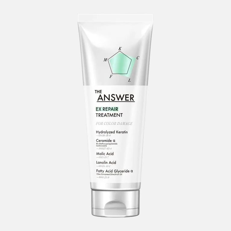 Kao THE ANSWER EX Repair Treatment, Japanese hair treatment for color and bleach damaged hair