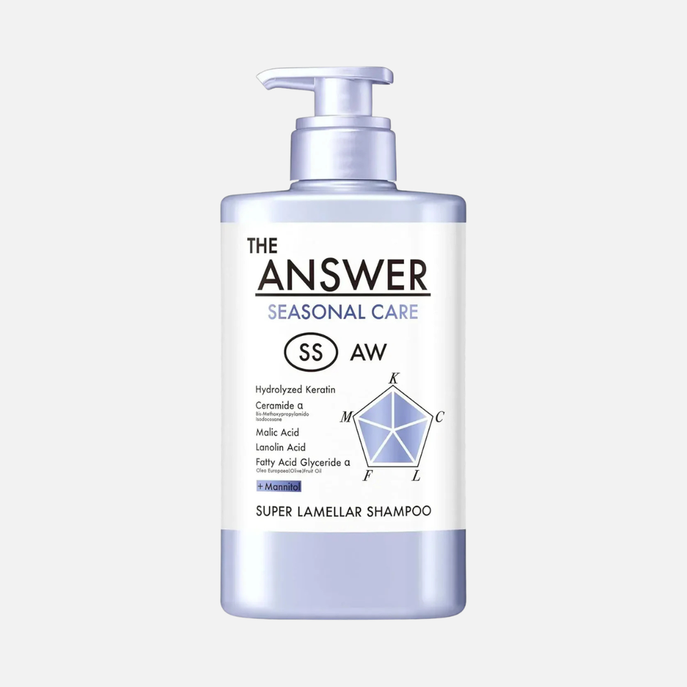 Kao THE ANSWER Seasonal SS Super Lamellar Shampoo, Japanese anti-frizz shampoo for humidity